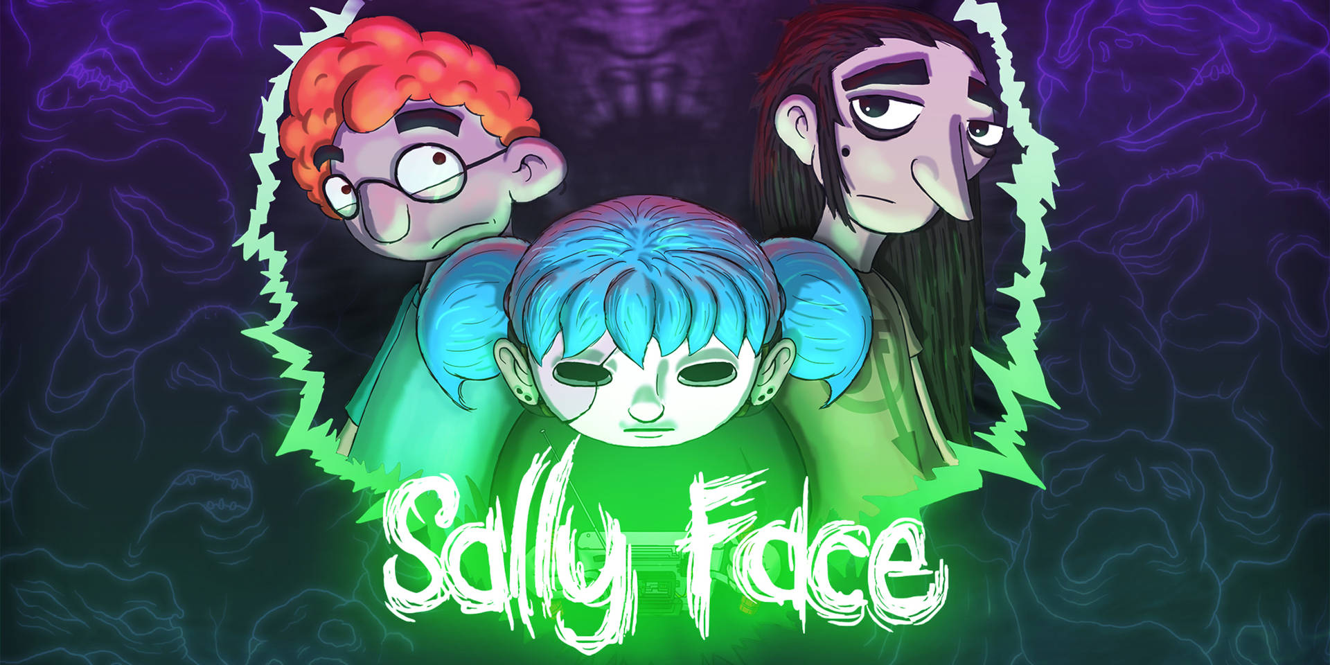 Sally Face, Todd Morrison, And Larry Johnson Wallpaper