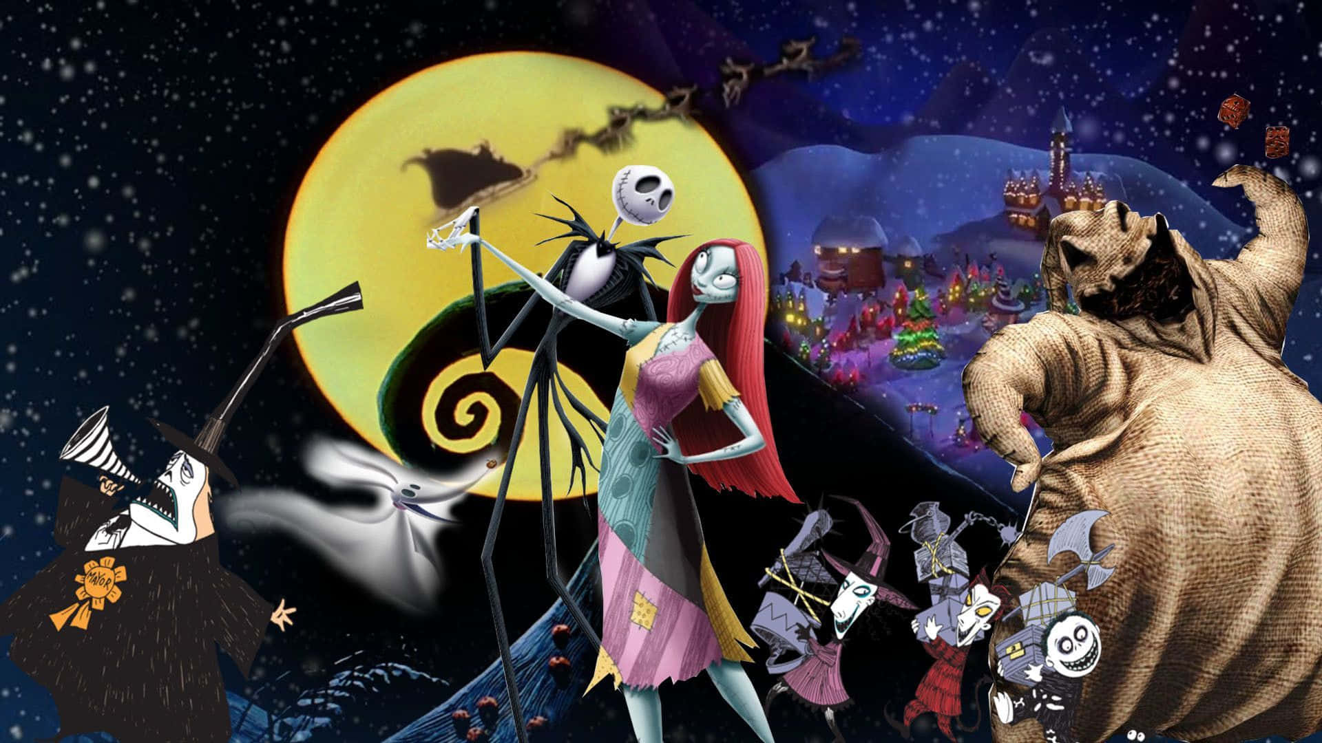 Sally - a rag-doll of Dr. Finkelstein from The Nightmare Before Christmas Wallpaper