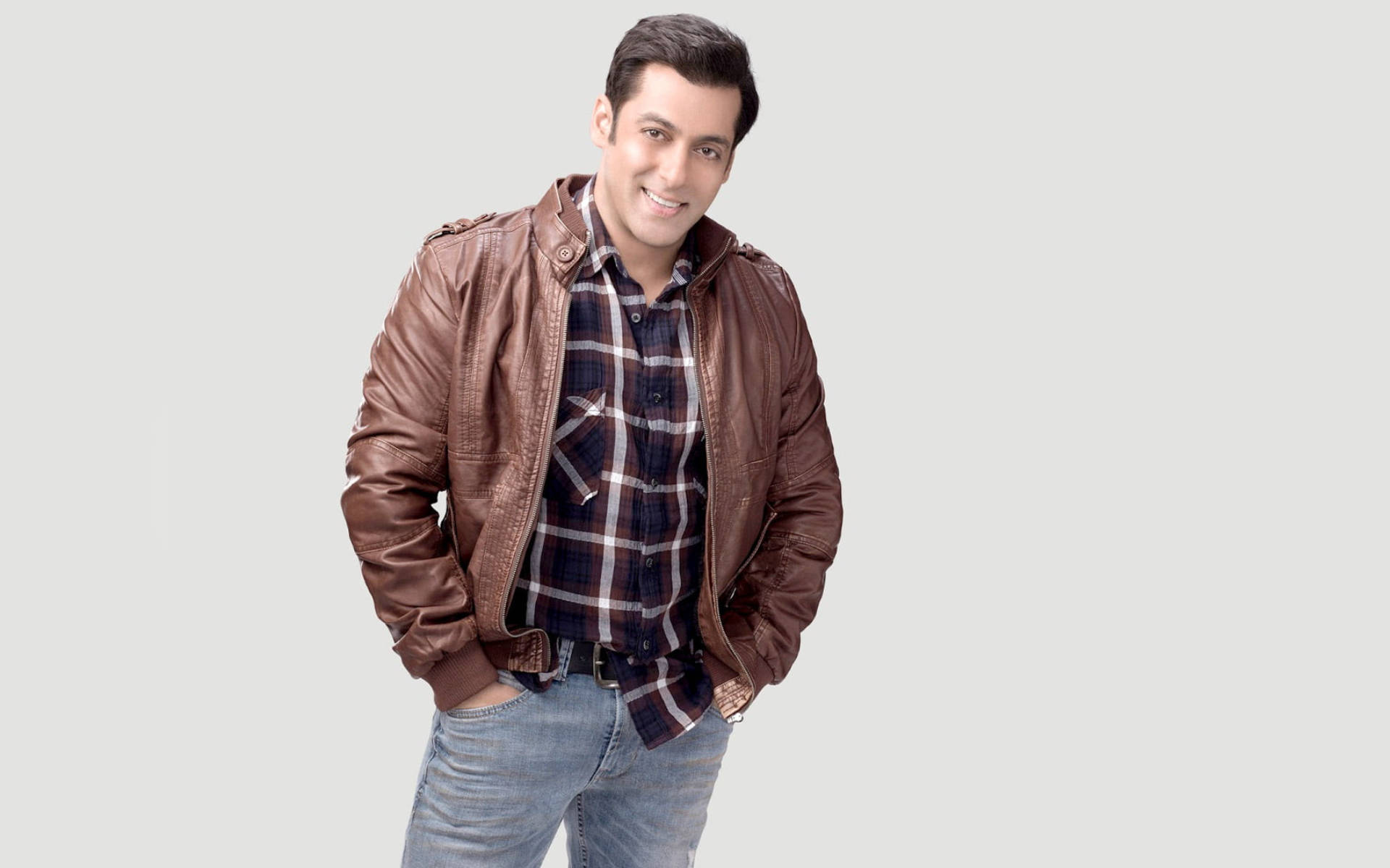 Salman Khan In Leather Jacket