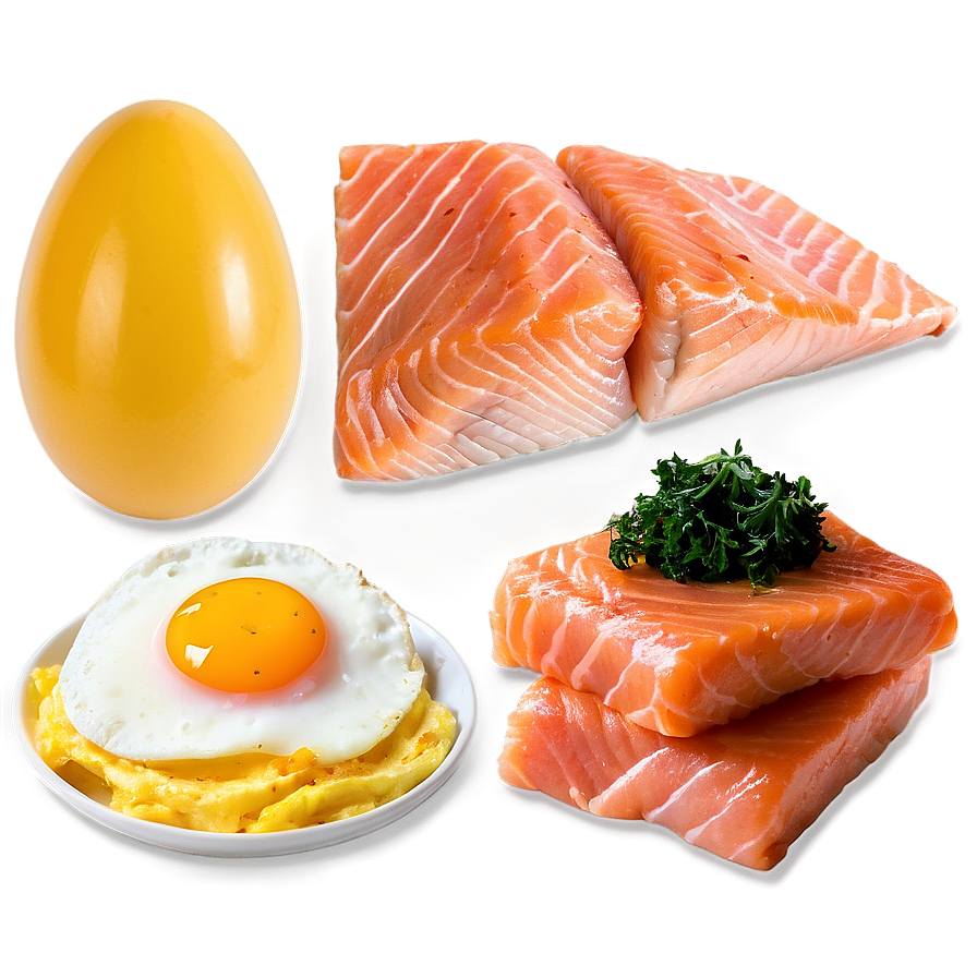 Download Salmon And Egg Breakfast Png 73 | Wallpapers.com