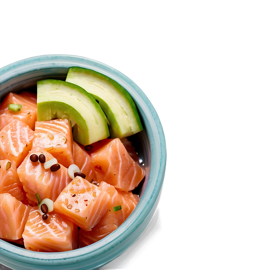 Salmon Poke Bowl Png Agh PNG