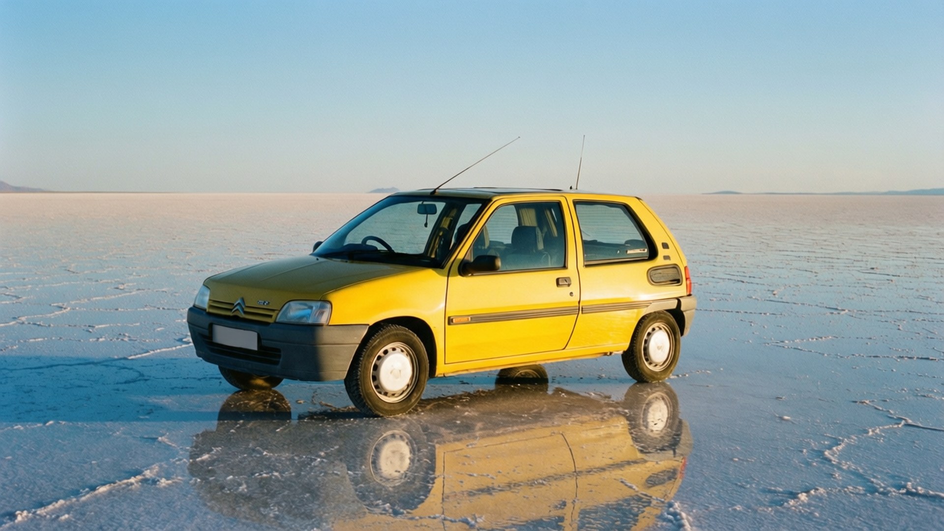 Reflet du Salar Fonds d'écran