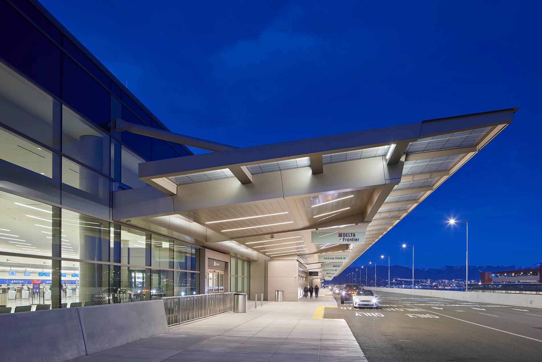Saltlake City Terminal Dei Passeggeri Sfondo