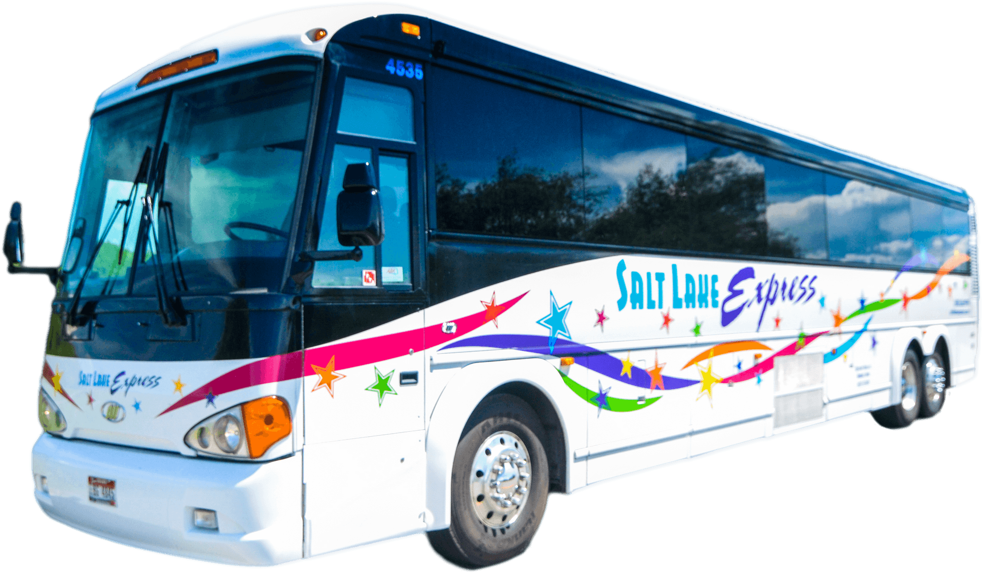 Salt Lake Express Tour Bus PNG