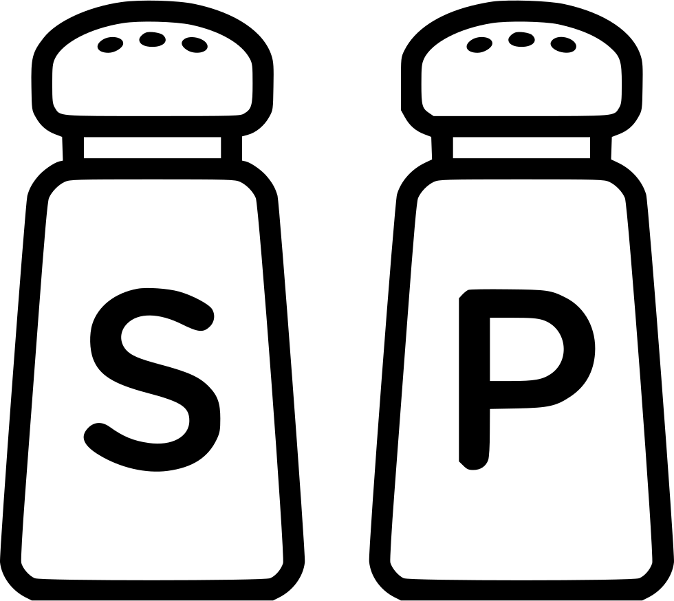 Saltand Pepper Shakers Icon PNG