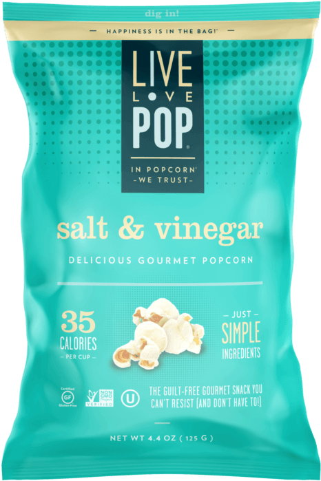 Saltand Vinegar Popcorn Bag PNG