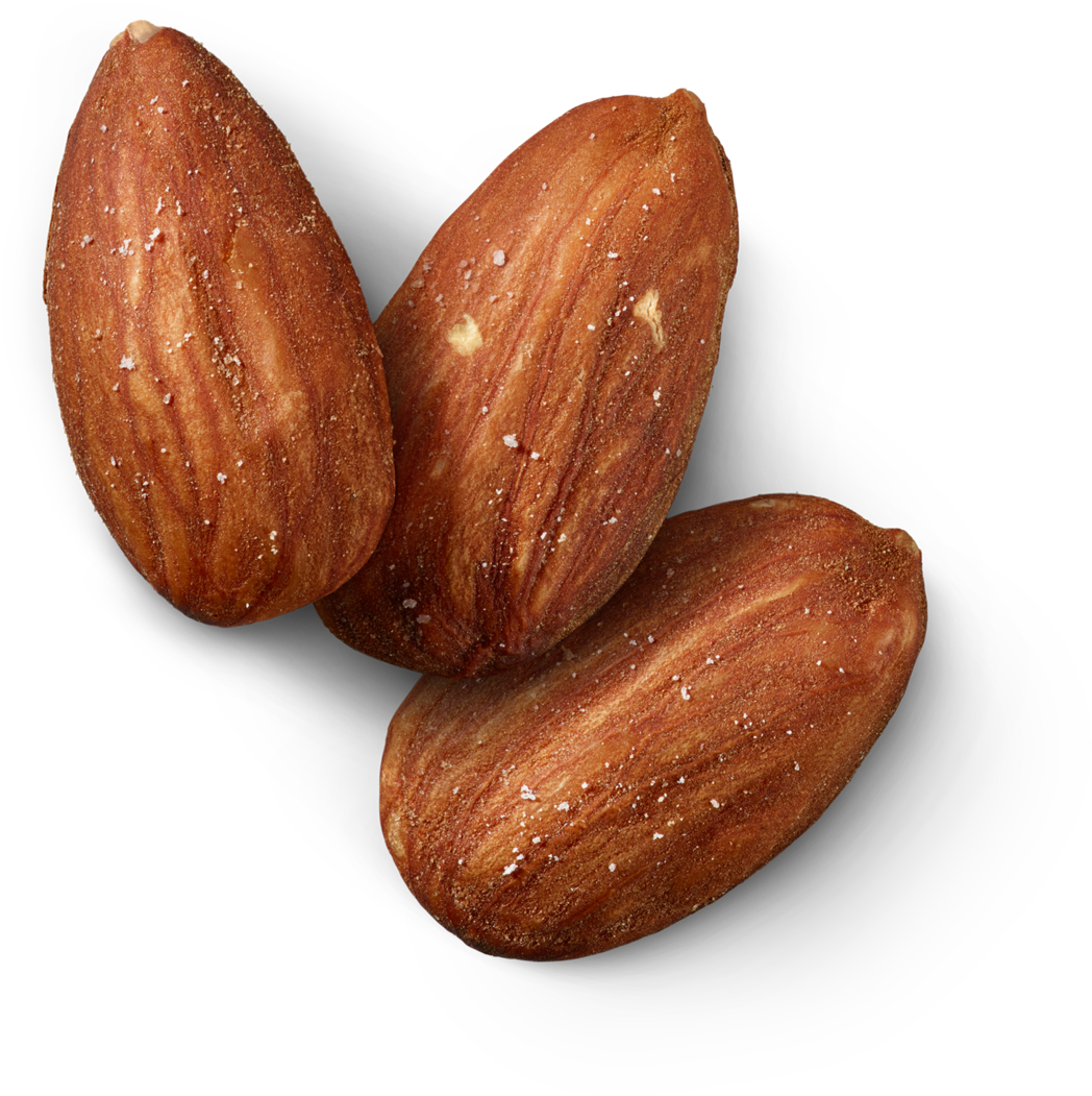 Salted Almonds Isolated PNG