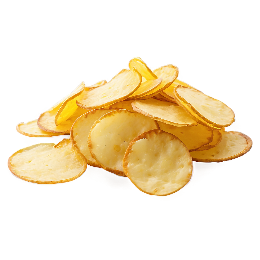 Salted Potato Chips Png 06202024 PNG