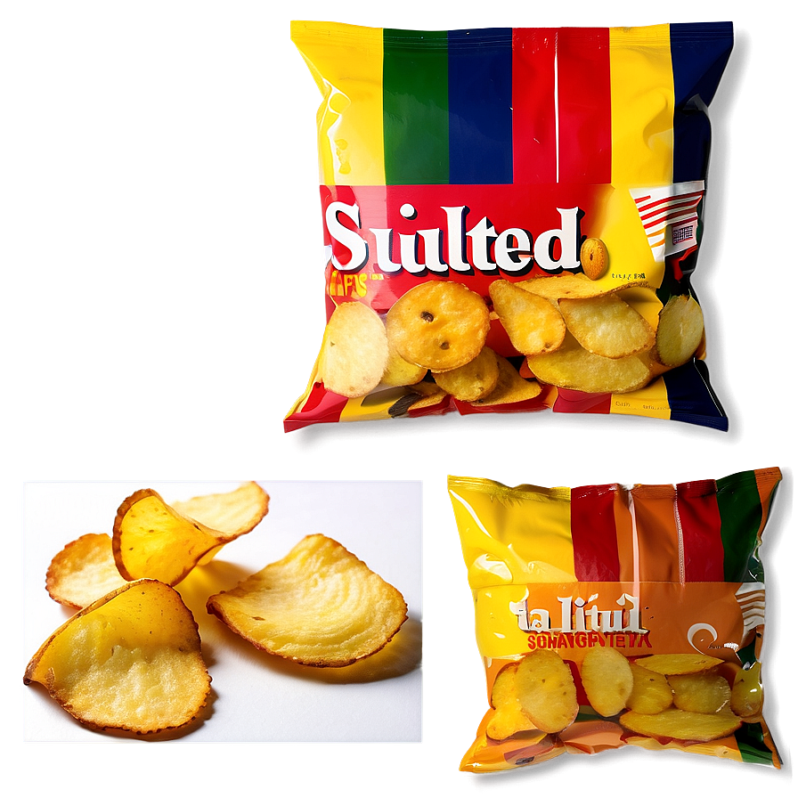 Salted Potato Chips Png Bgu96 PNG