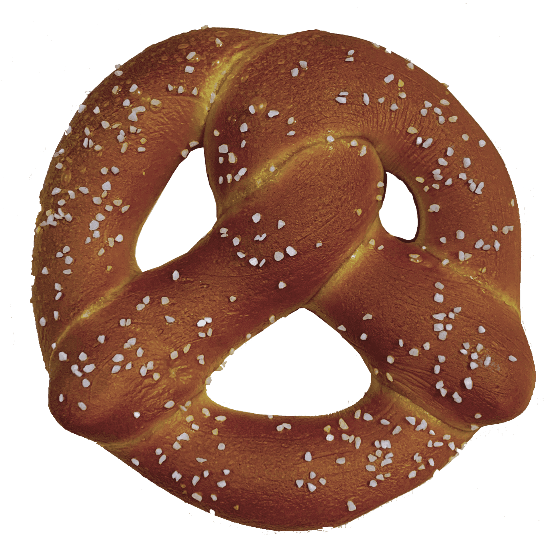 Salted Pretzel Isolated Background PNG