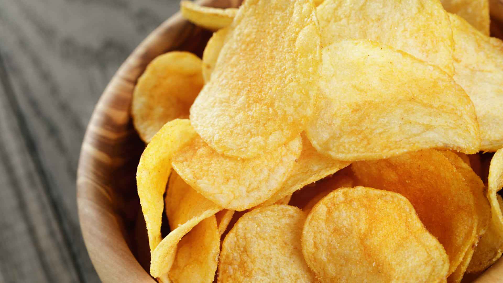Salty Crispy Potato Chips Wallpaper