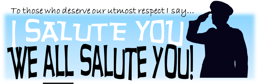 Saluting Respect Graphic PNG