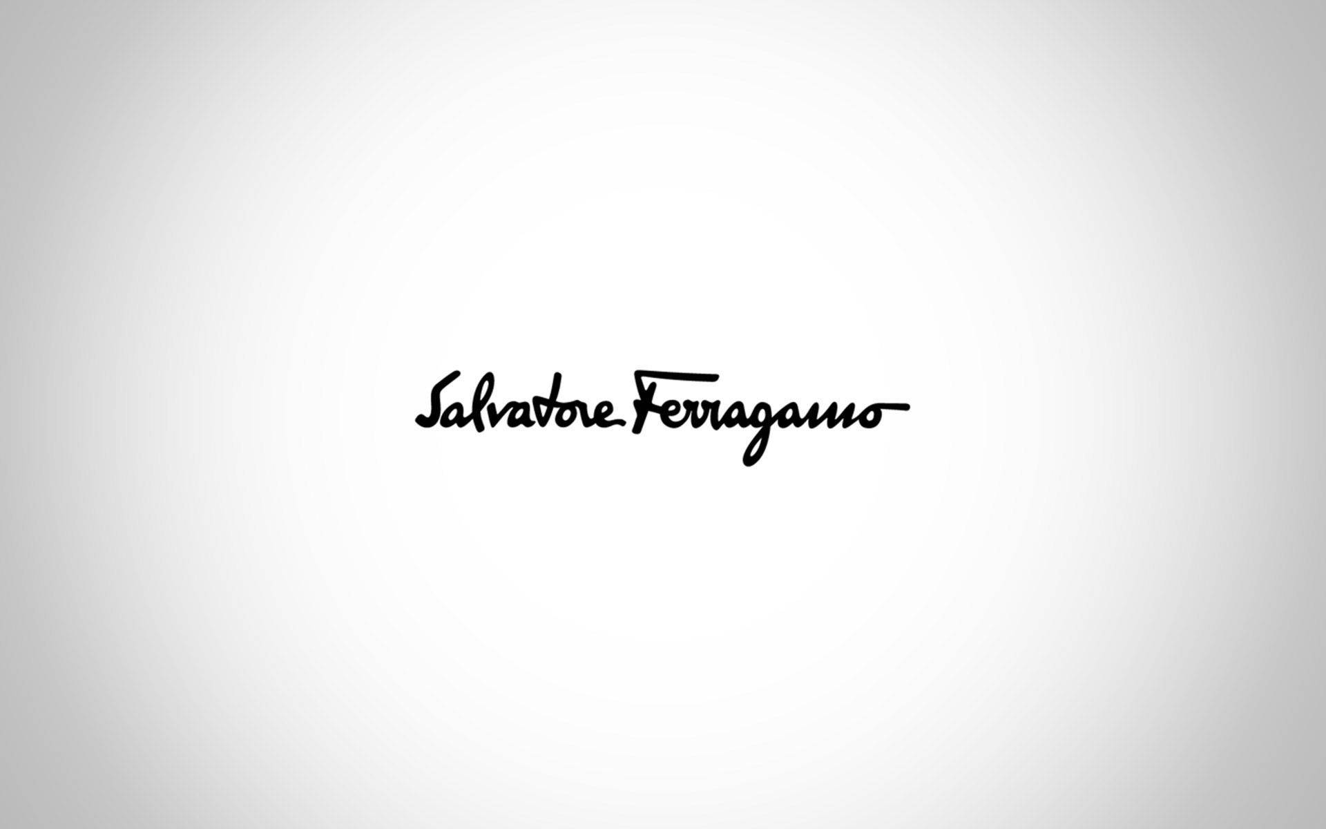 Salvatore Ferragamo Plain Logo Wallpaper
