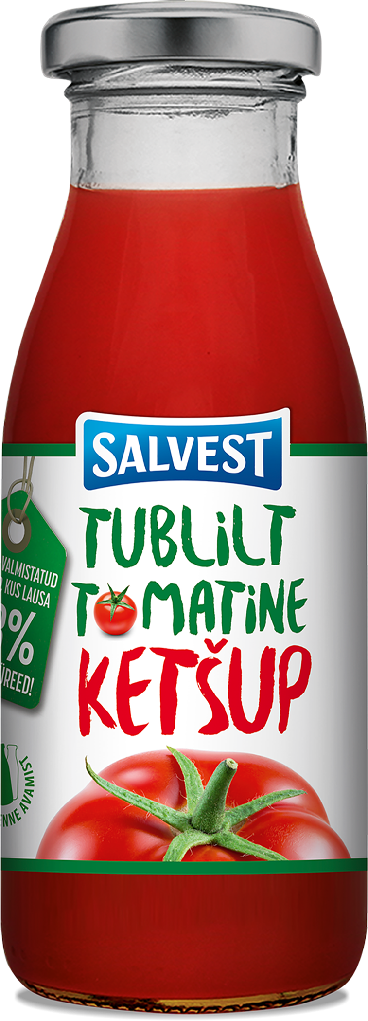 Salvest Tomatine Ketchup Bottle PNG
