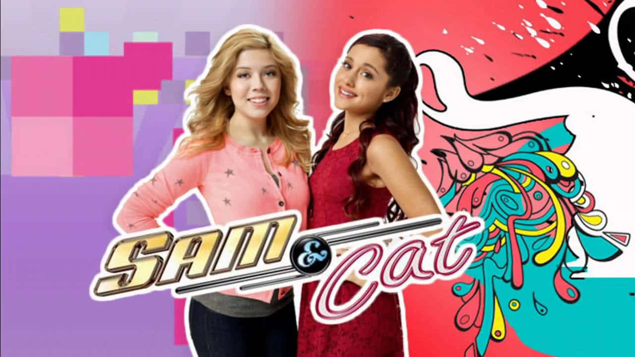 Sam And Cat Colorful Poster Wallpaper