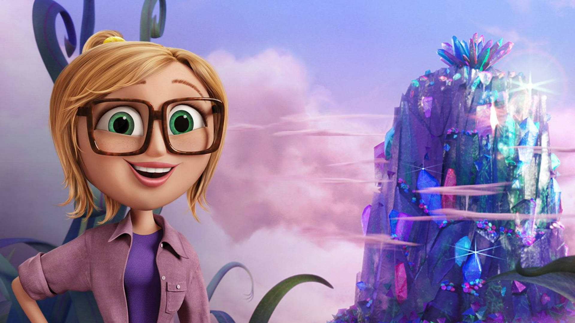 Sam Smiling From Cloudy With A Chance Of Meatballs 2 Wallpaper