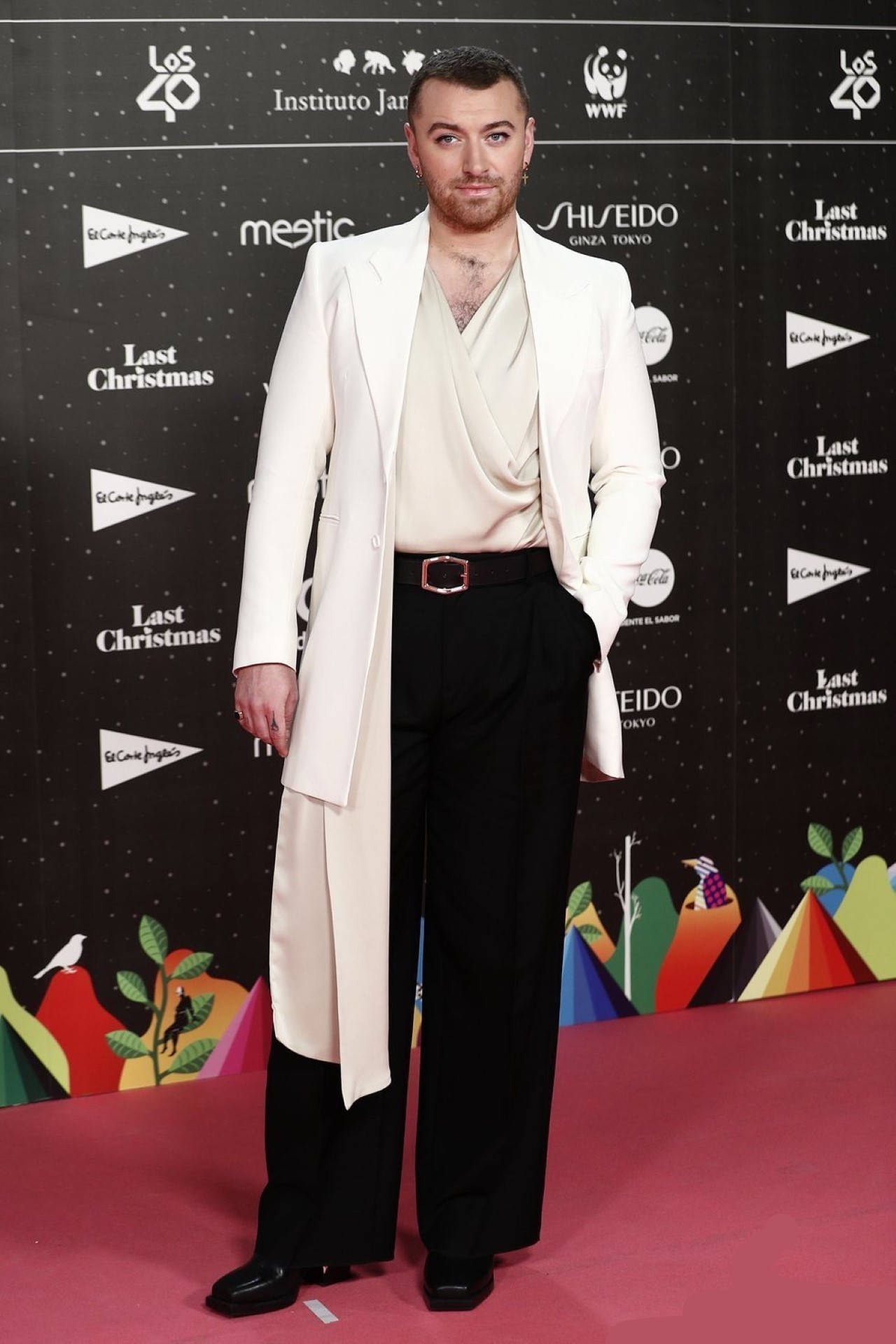 Sam Smith In Los40 Music Awards Background