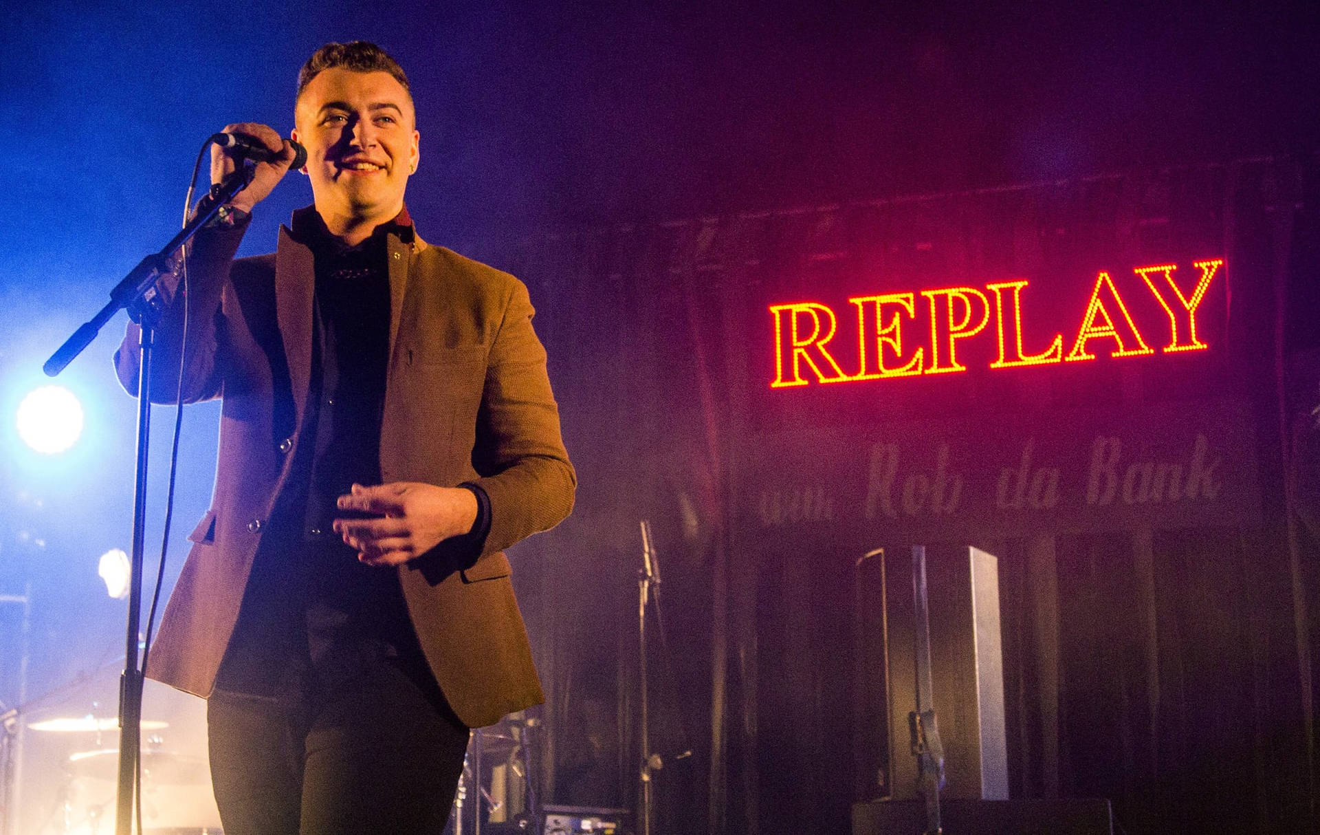 Sam Smith Onstage Replay 2013 Background