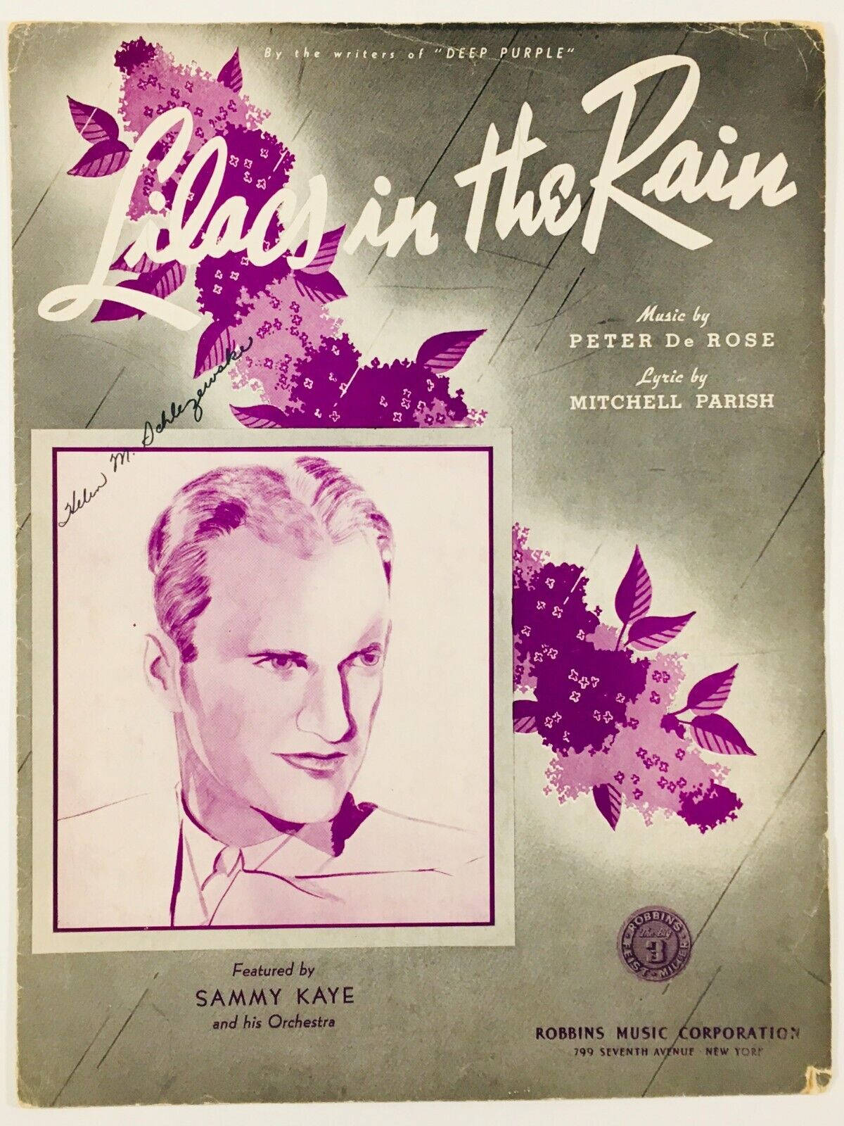 Sammy Kaye Lilacs In The Rain Cover Wallpaper