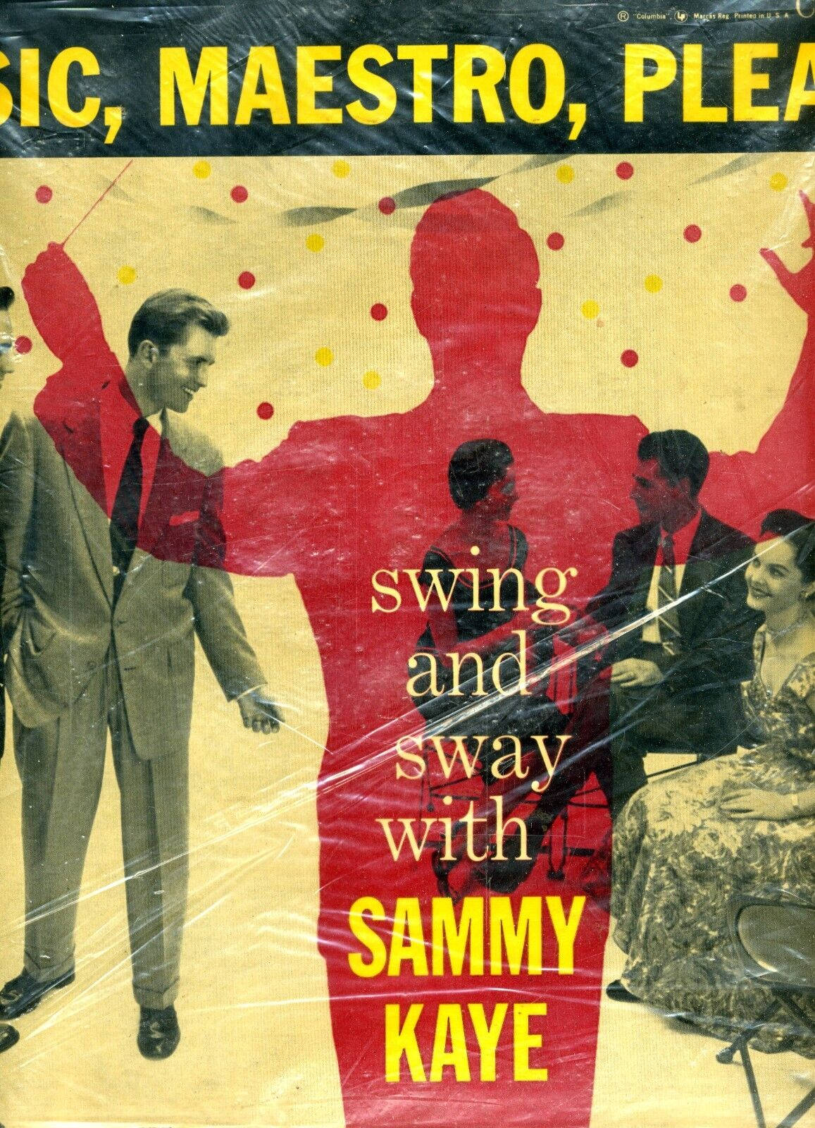 Sammy Kaye - "Music Maestro Please" Vinyl Cover Wallpaper