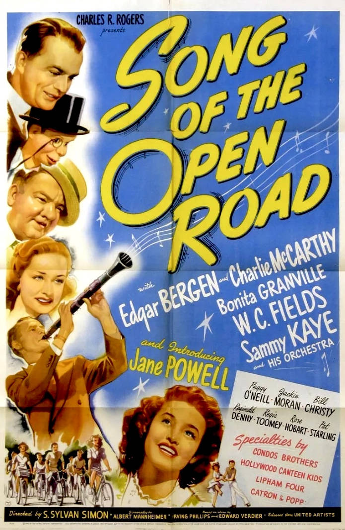 Sammy Kaye Song Of The Open Road Film Poster Wallpaper
