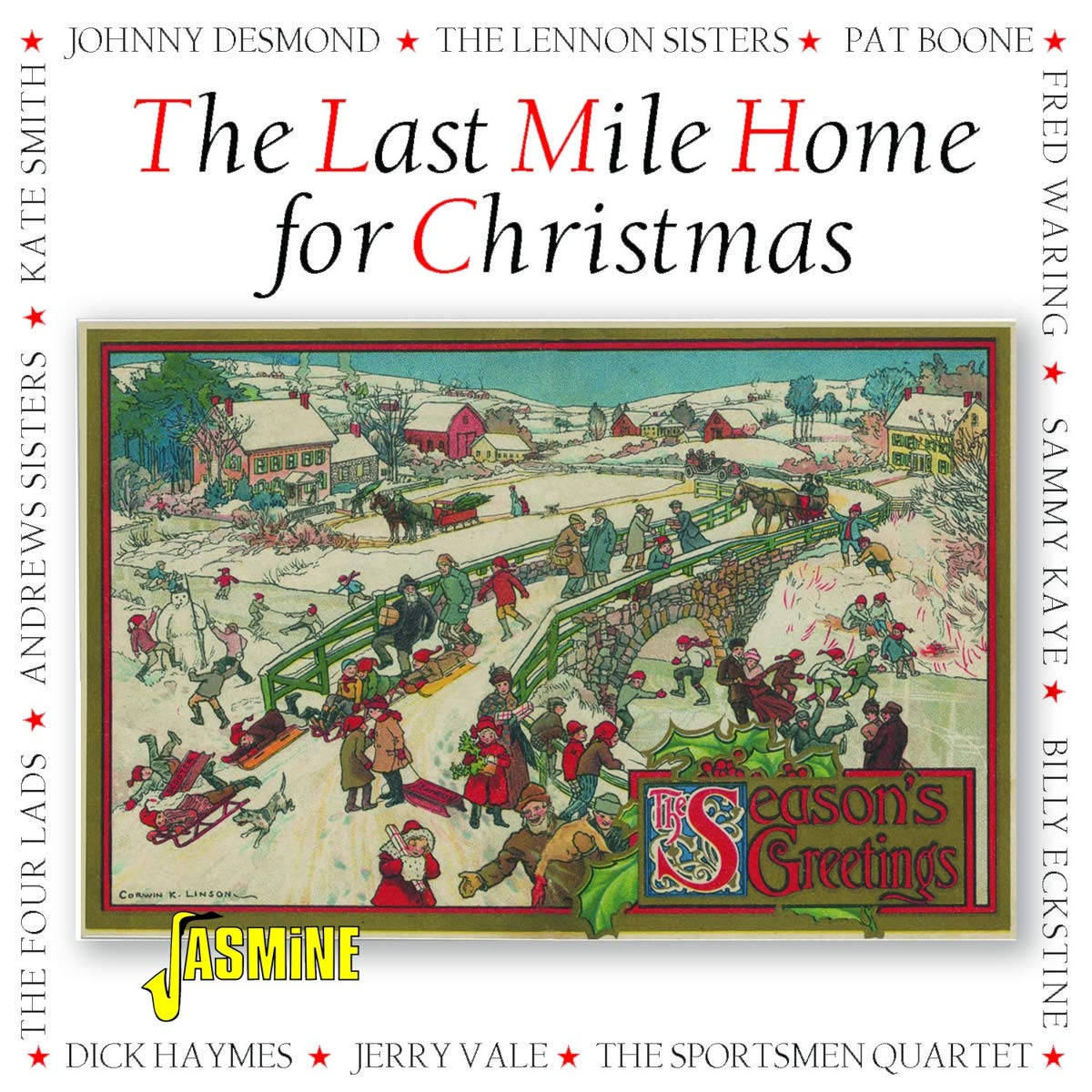 Sammy Kaye The Last Mile Home For Christmas Album Cover Wallpaper
