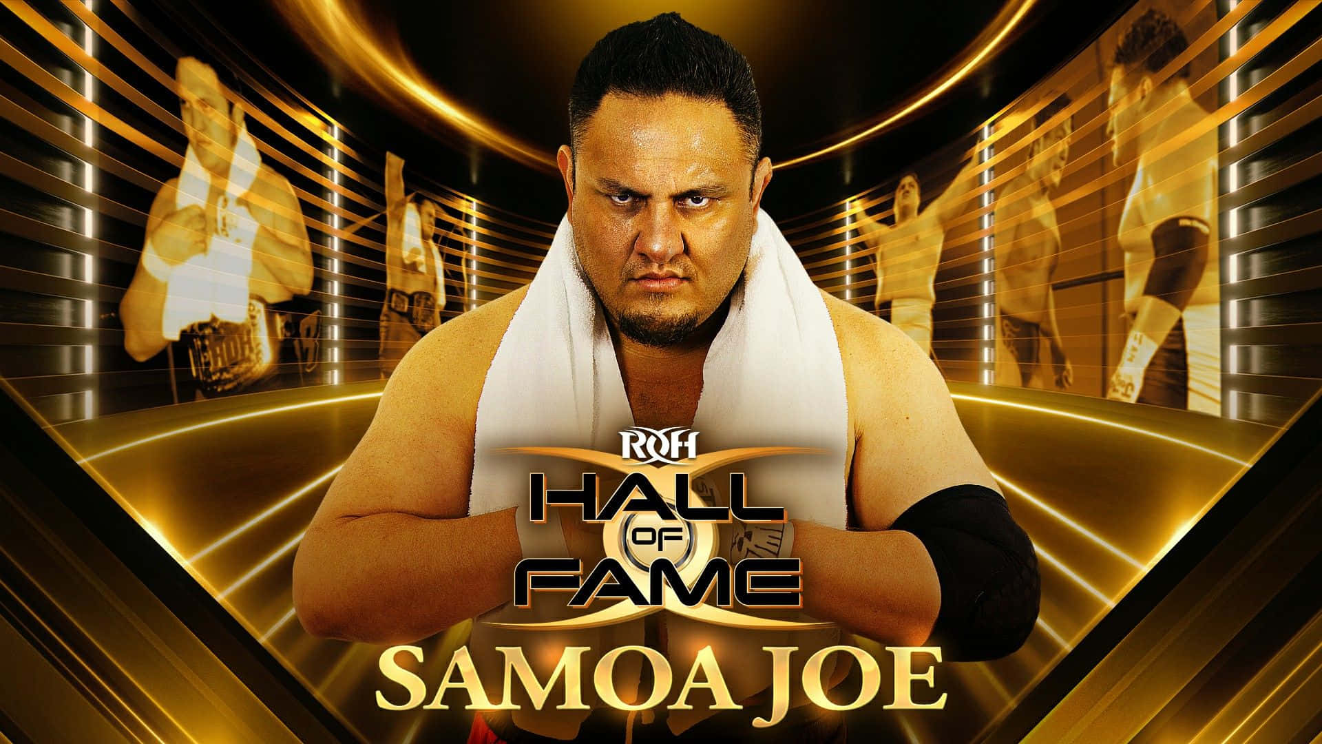 Samoajoe Ring Of Honor Hall Of Fame: Samoa Joe Ring Of Honor Hall Of Fame Wallpaper
