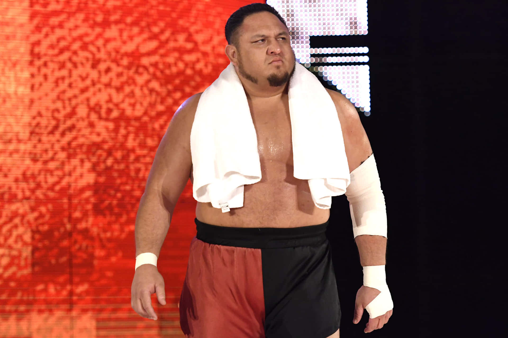 Samoa Joe, Dominating Force in WWE Wallpaper