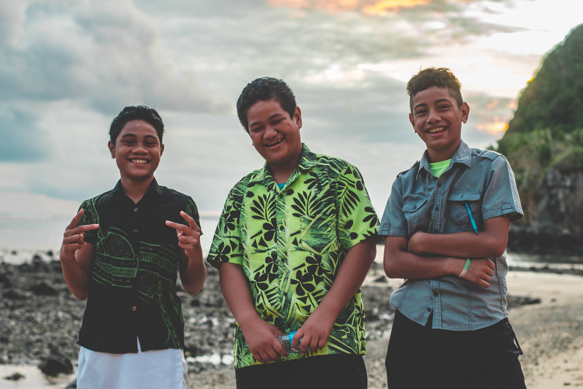Adolescenteslocales De Samoa Fondo de pantalla
