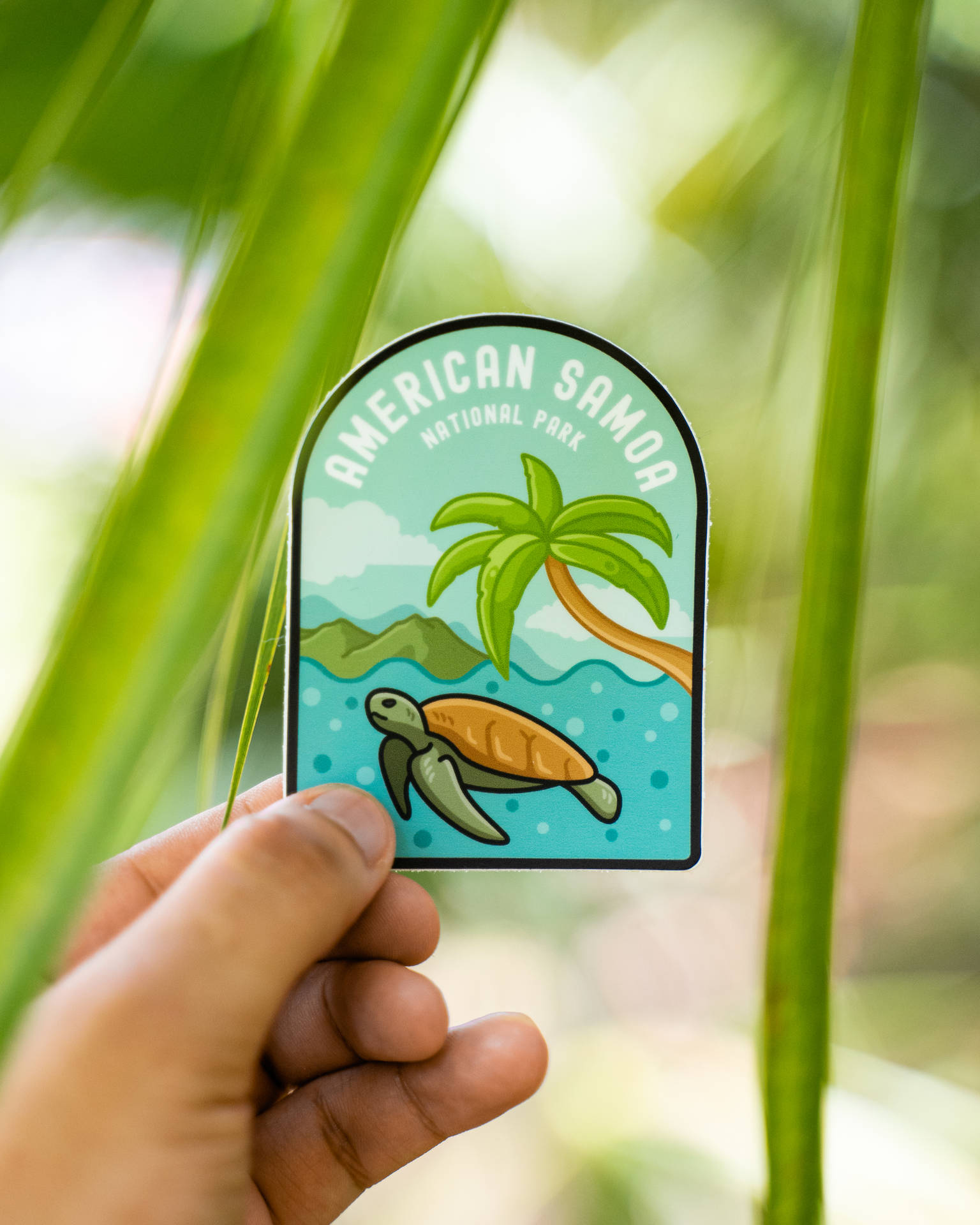Logotipodel Parque Nacional De Samoa Fondo de pantalla