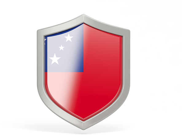 Samoa Shield Icon PNG