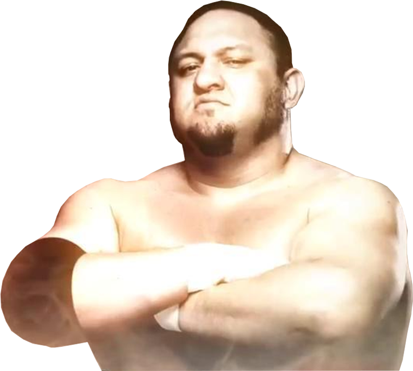 Samoan_ Wrestler_ Pose PNG