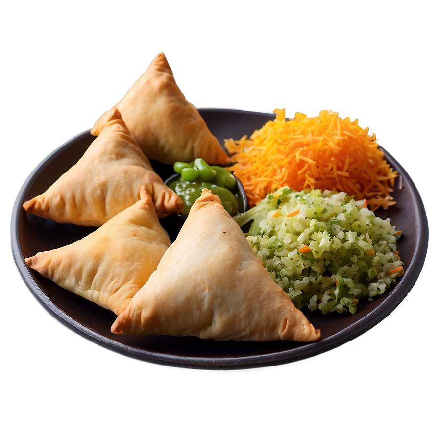 Download Samosa Platter Presentation Png Ibv | Wallpapers.com