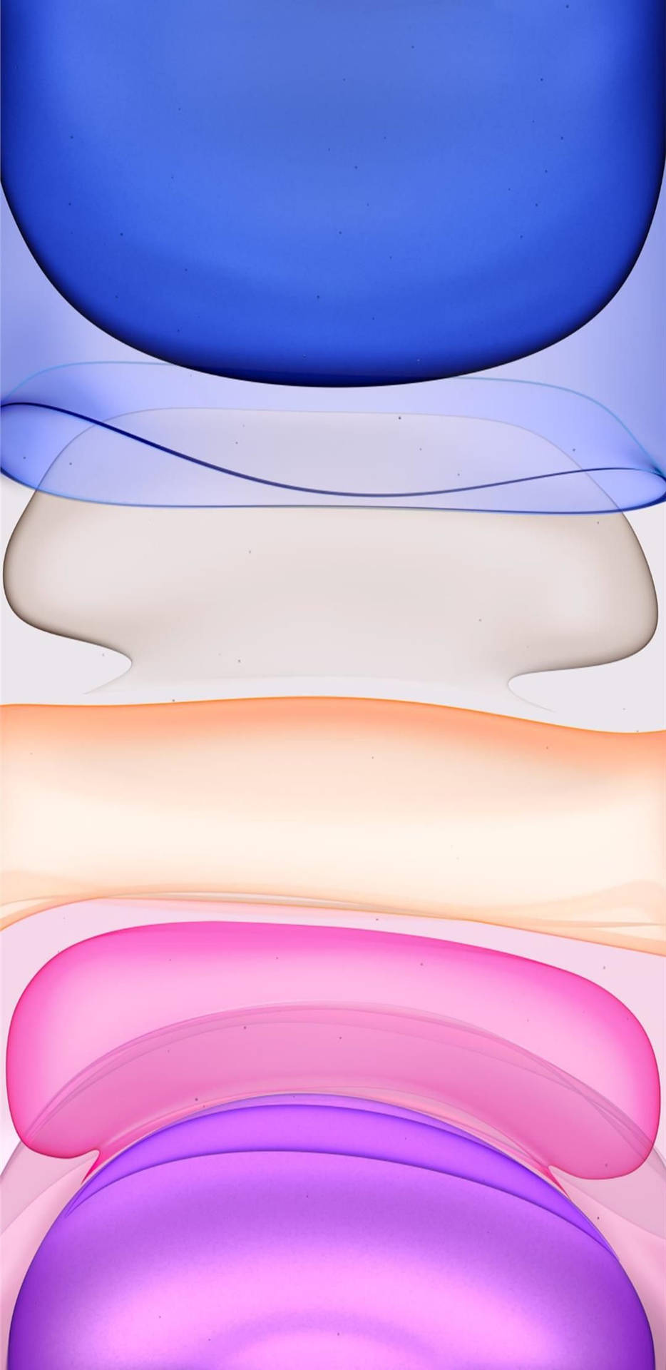 Samsung A51 Colorful Blobs Wallpaper