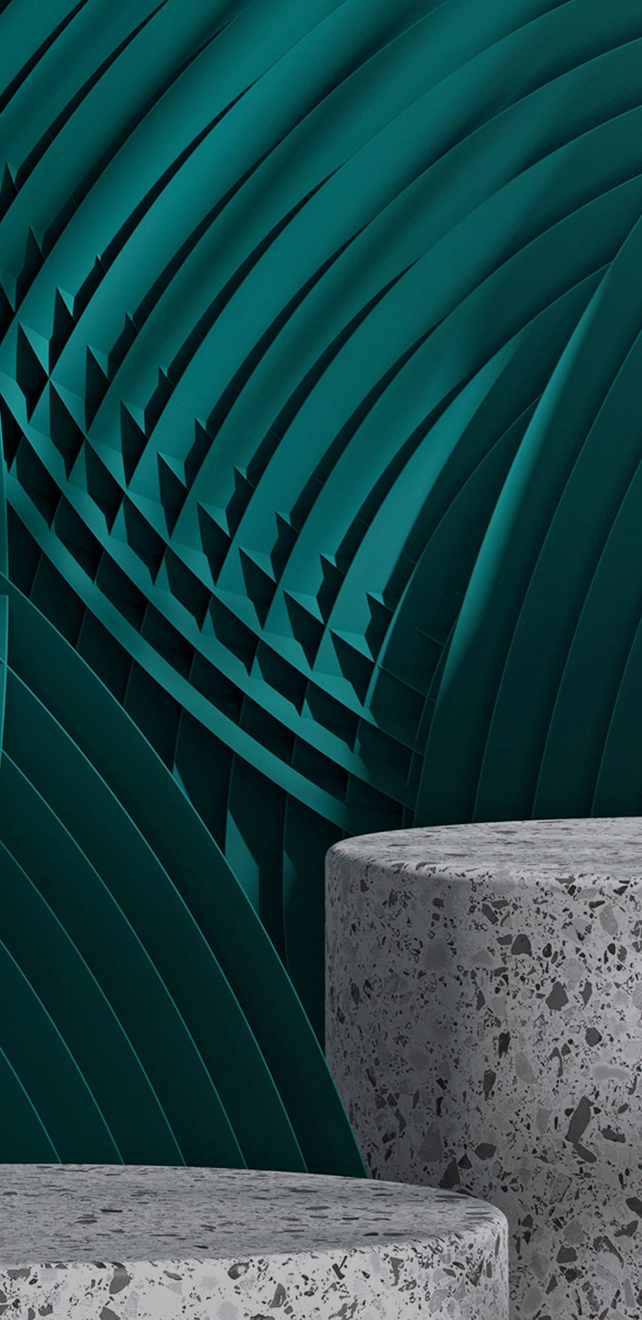 Samsung A51 Marmor Platforms Grøn Æstetik: Wallpaper