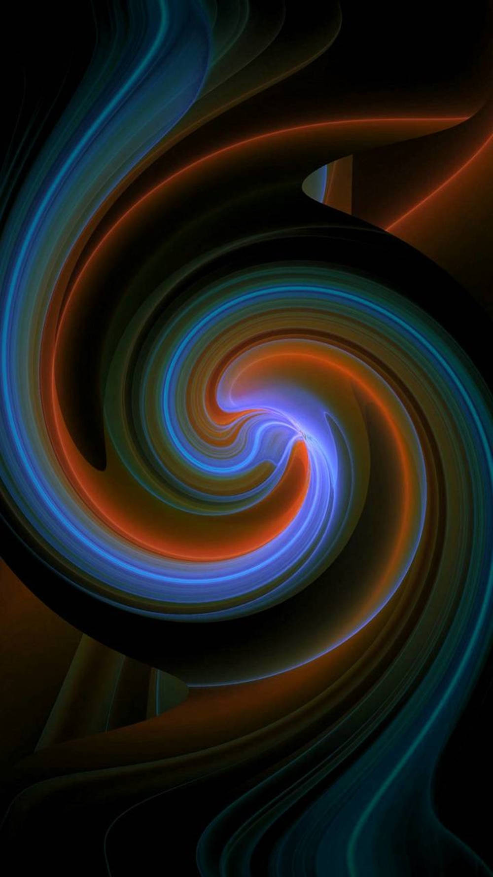 Samsunga51 Neon Estetisk Spiral. Wallpaper