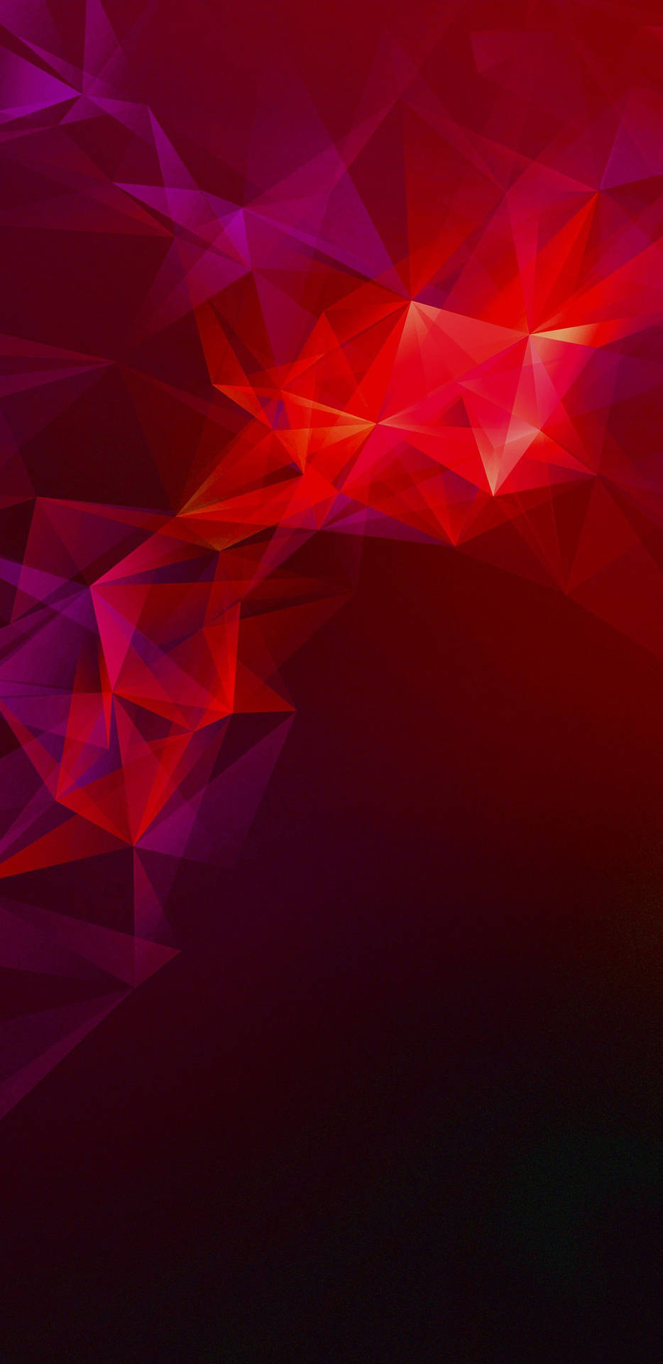 Samsung A51 Red Aesthetic Geometric Wallpaper