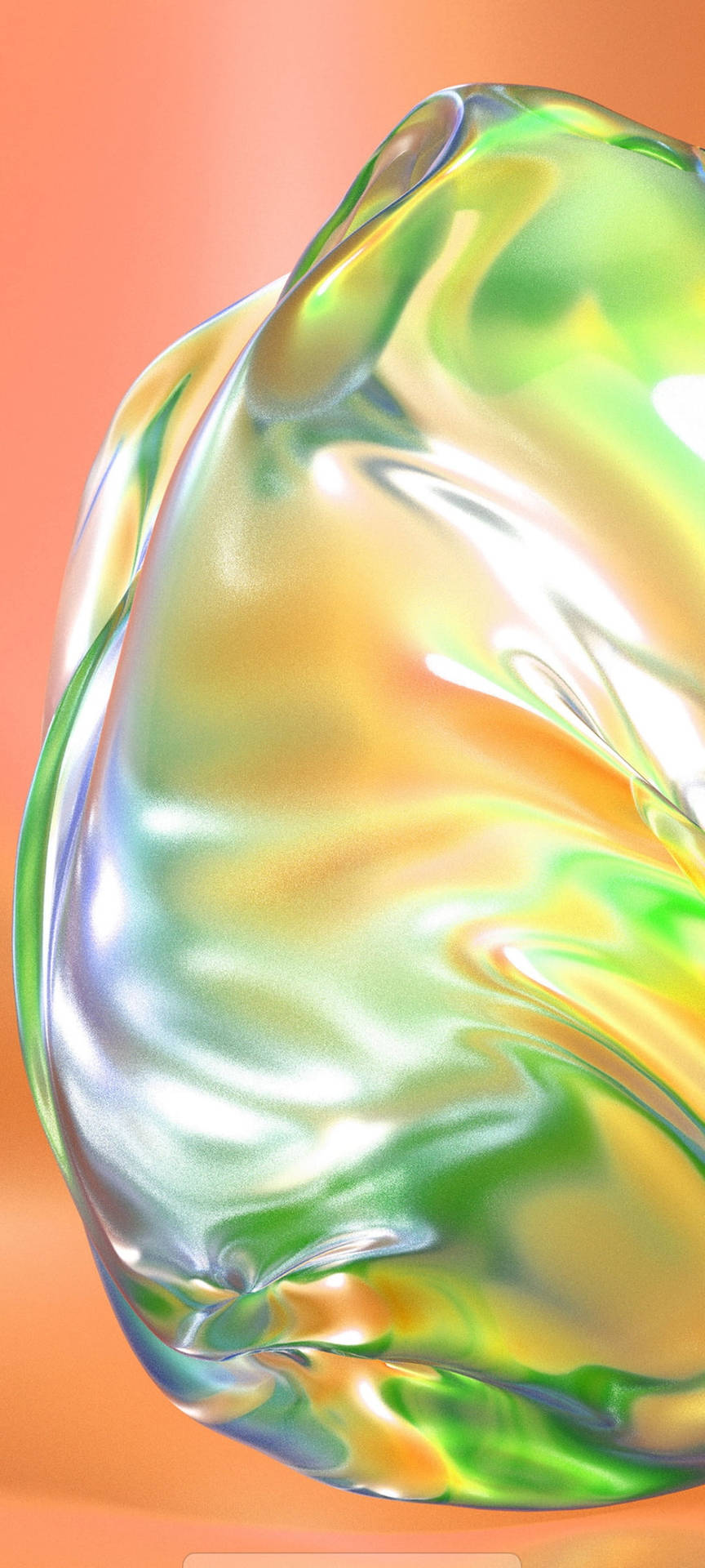 Samsung A51 Water Bubble Close-up Wallpaper