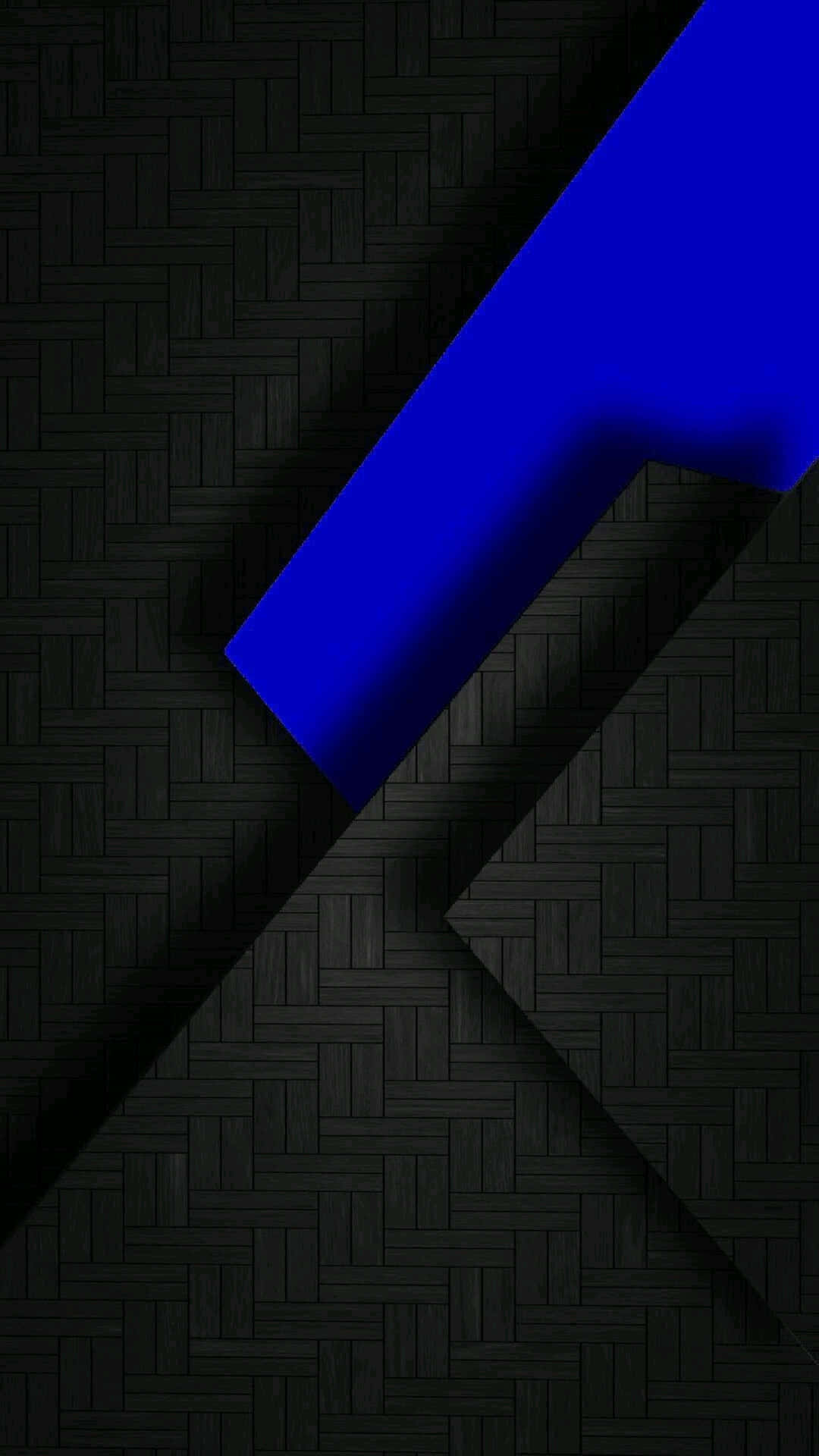 Unosfondo Nero E Blu Con Una Linea Blu Sfondo