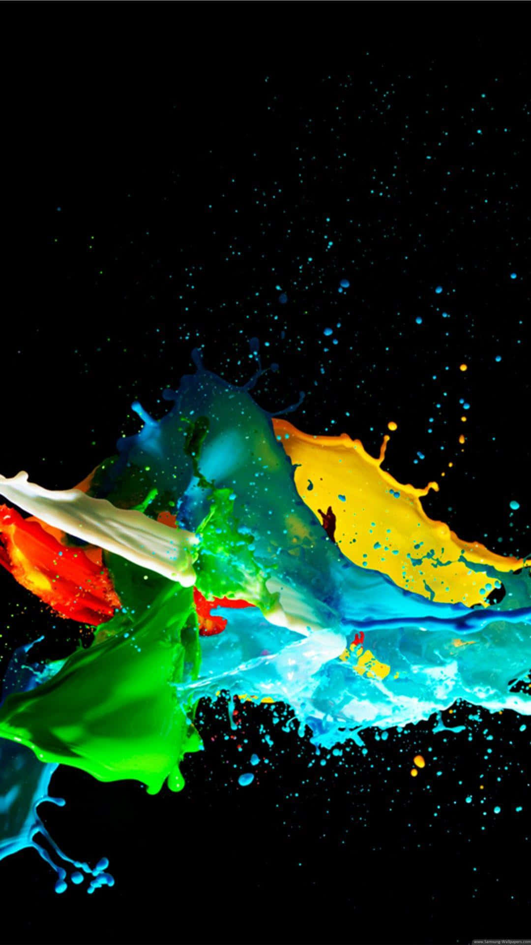 Dyk ned i smukke Amoled-farver med Samsung-oplevelsen. Wallpaper