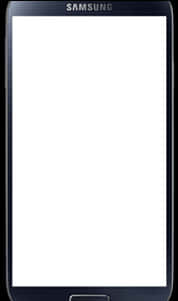 Samsung Android Phone Blank Screen PNG