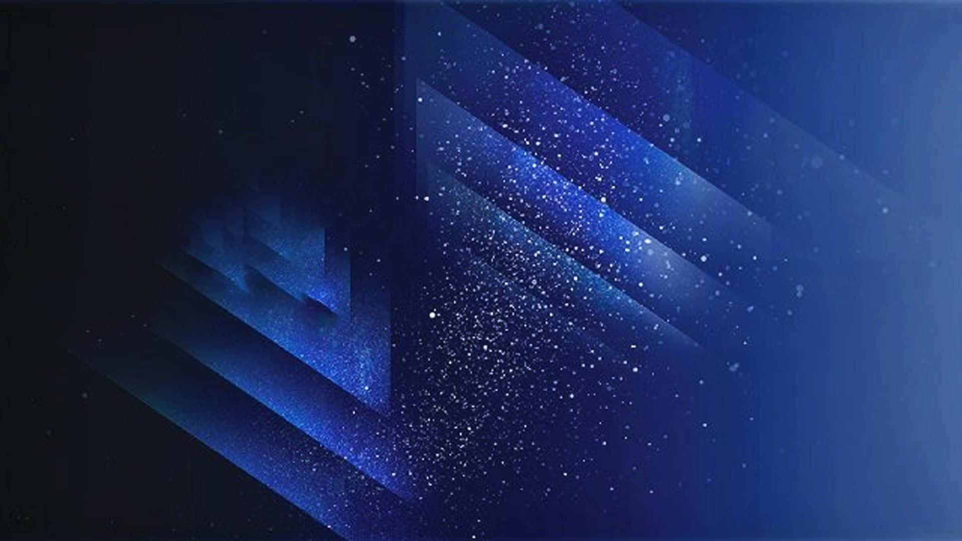 A Blue And White Abstract Background With Stars Wallpaper