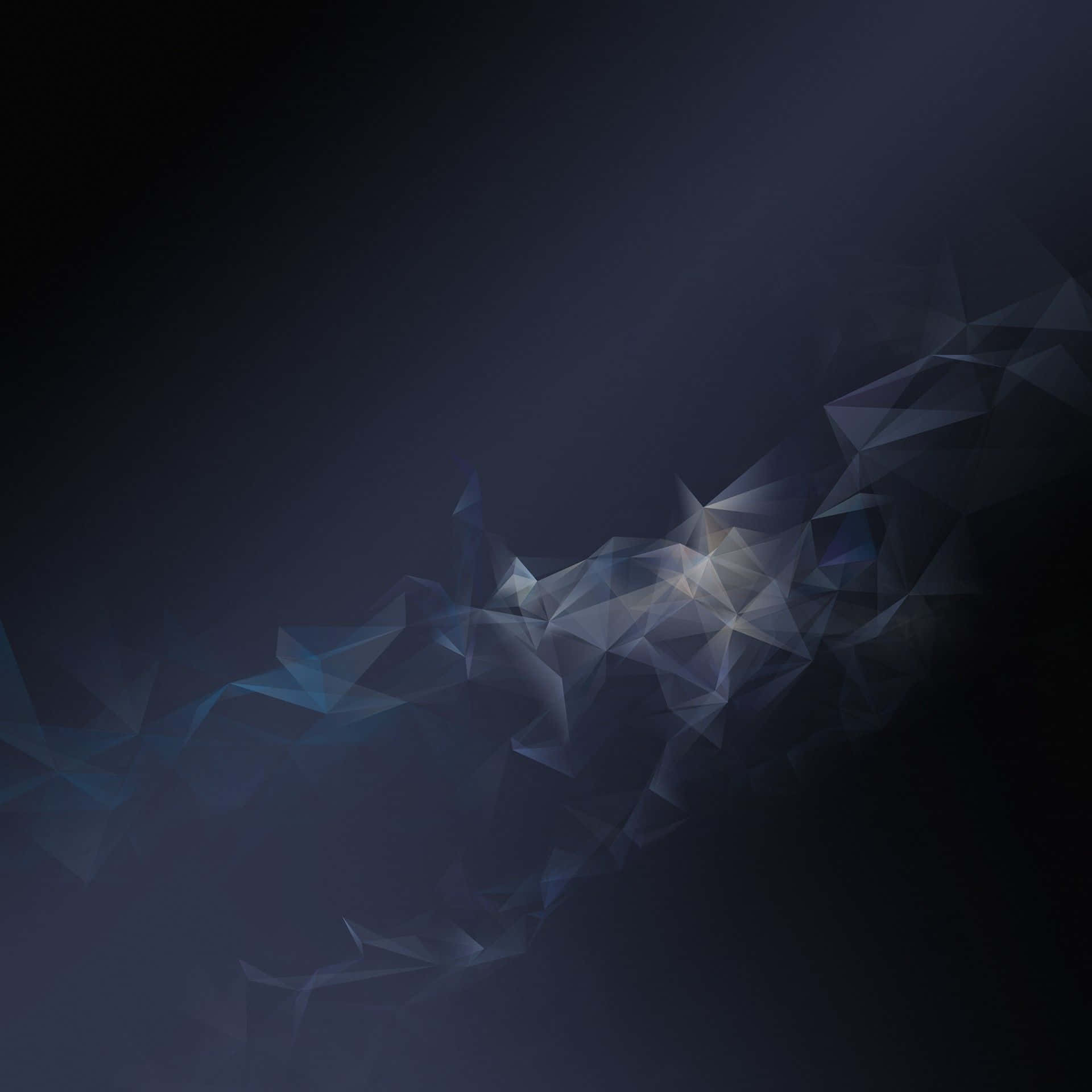 Einblaues Abstraktes Hintergrundbild Mit Dreiecken Wallpaper