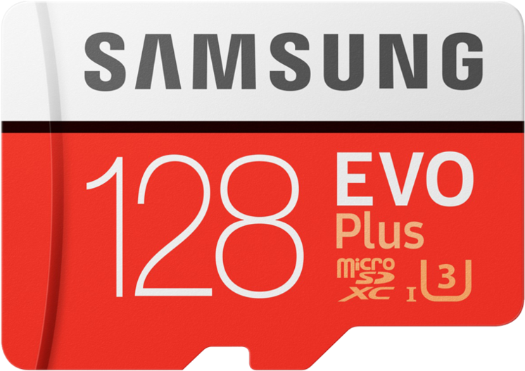 Samsung E V O Plus128 G B Micro S D Card PNG