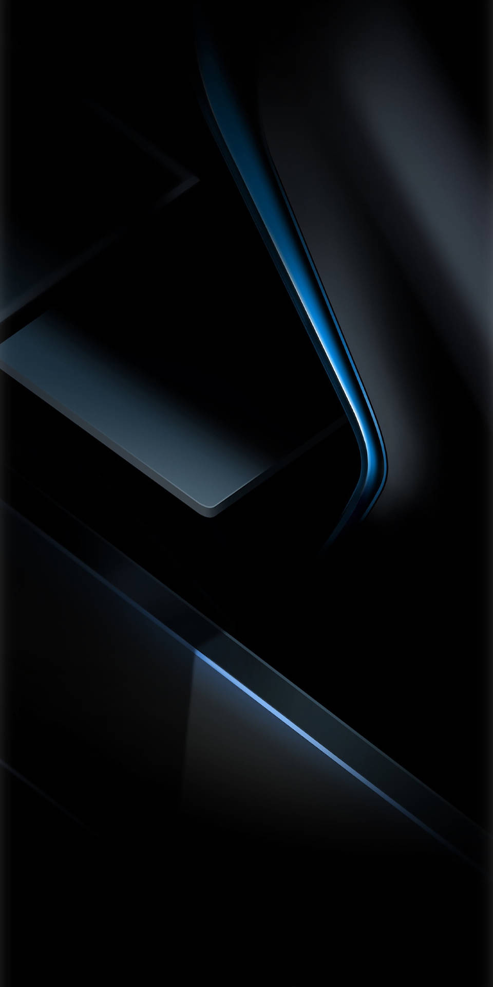 Samsung Full Hd Geometric Blue And Black Picture