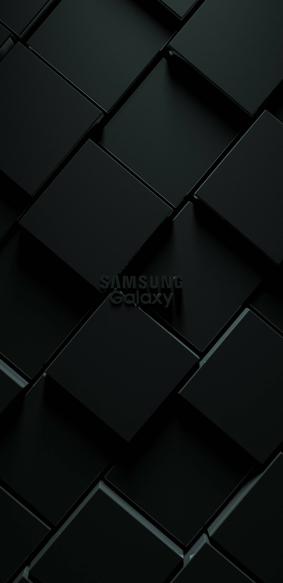 Samsung Galaxy 3d Dark Aesthetic Cubes Picture