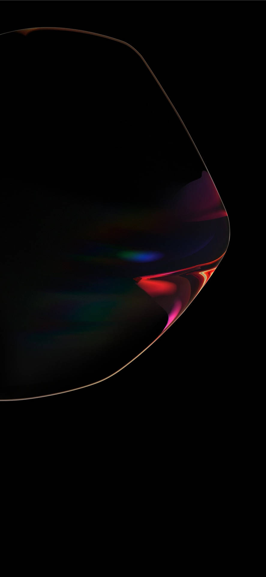 Samsung Galaxy 4k Colors On Black Background Wallpaper
