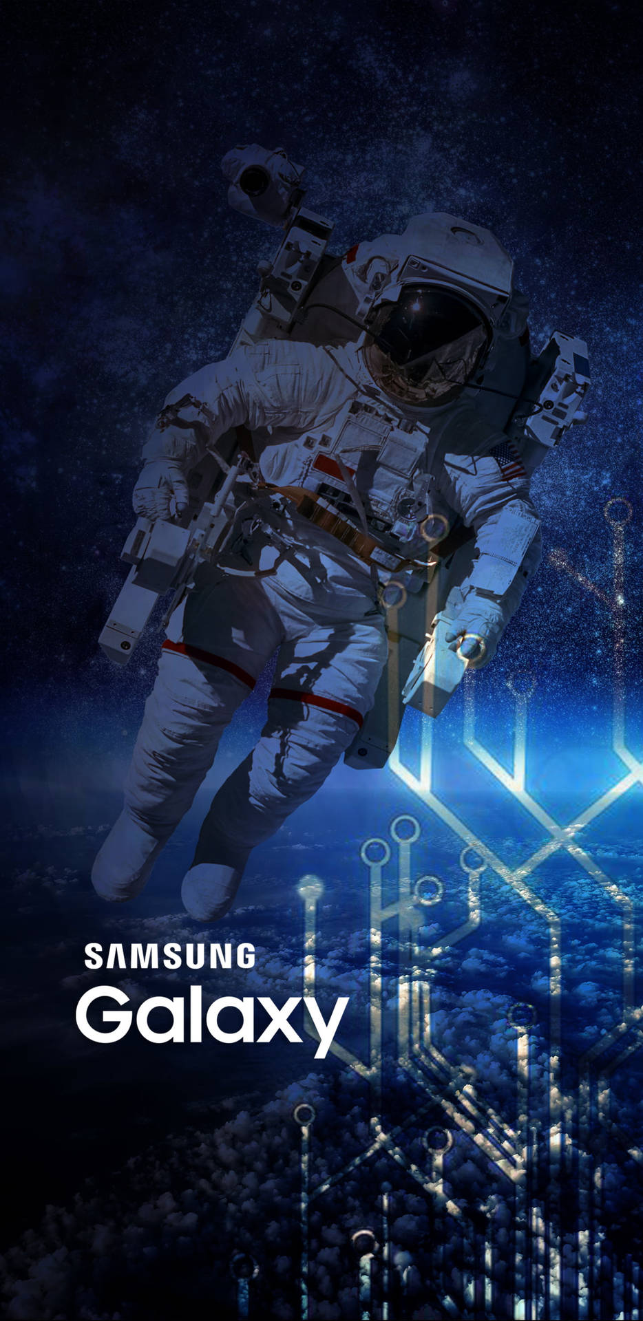 Samsung Galaxy Astronaut In Space
