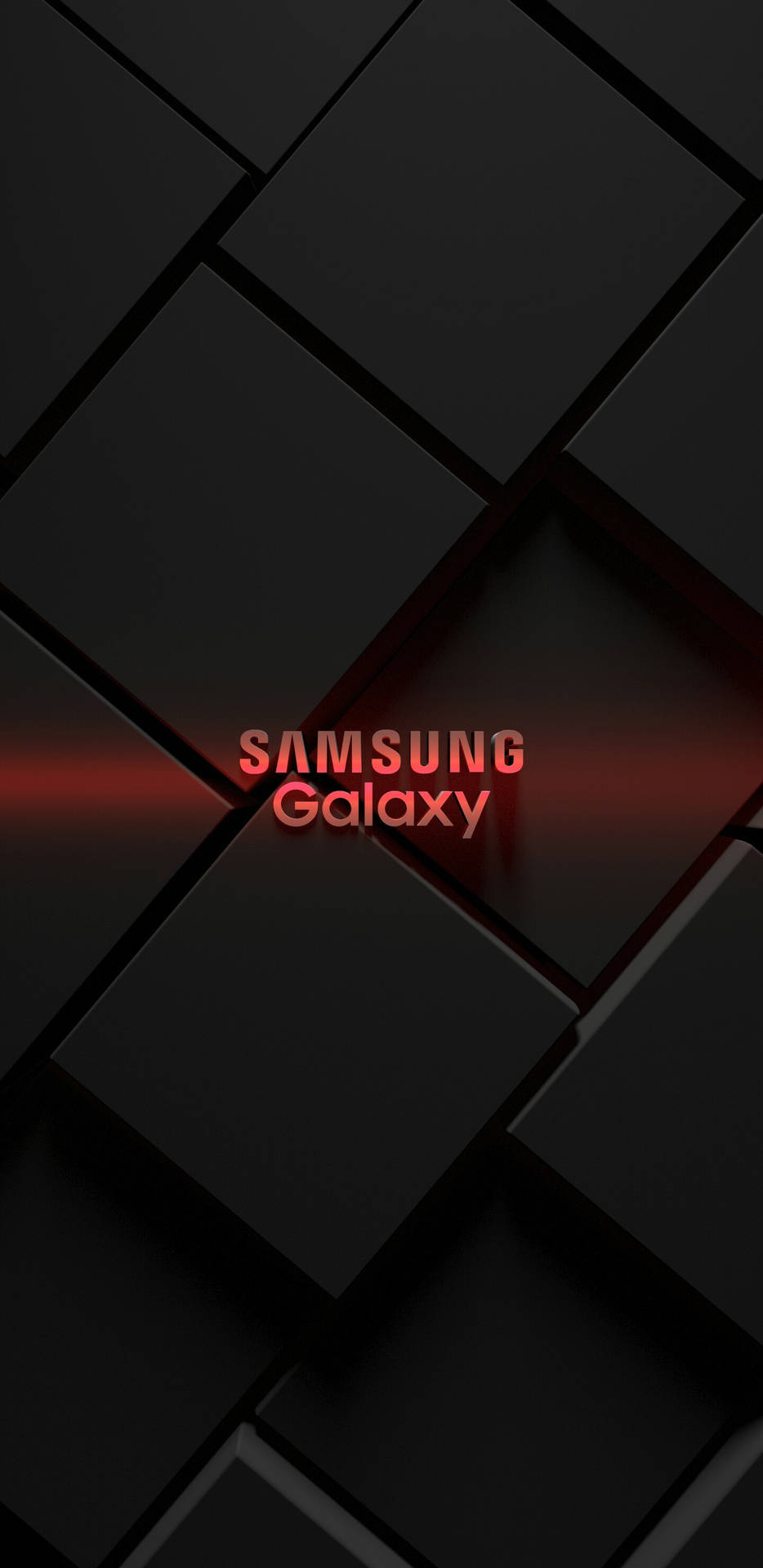Samsung Galaxy Geometric Red Light Picture