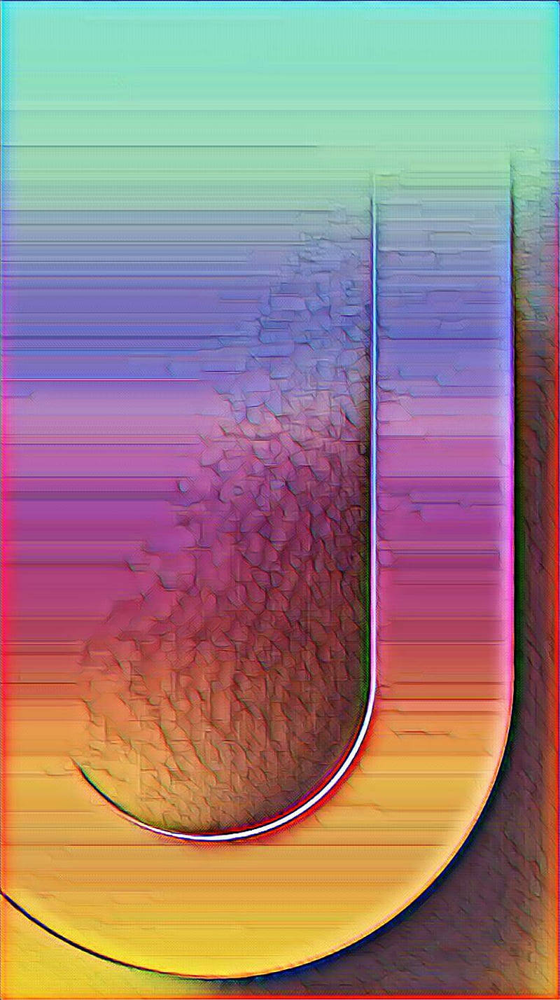 Samsunggalaxy J7 Letra J Colorida. Fondo de pantalla